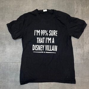 Disney Black Villain Statement Tee